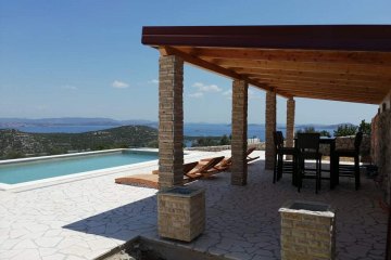 Secluded house villa Kornati Pasman with swimming pool, foto 16